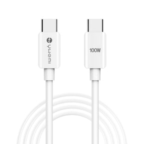 USB C Cable, TOTU 100W PD 5A QC 4.0 Fast Charging USB C to USB C Cable, Nylon Braided Type C Cable for MacBook Pro 2021/2020/2019/2018, Samsung Galaxy S21 S10 S9, iPad Air 4, iPad Pro 2020/2019/2018, Pixel - TOTU